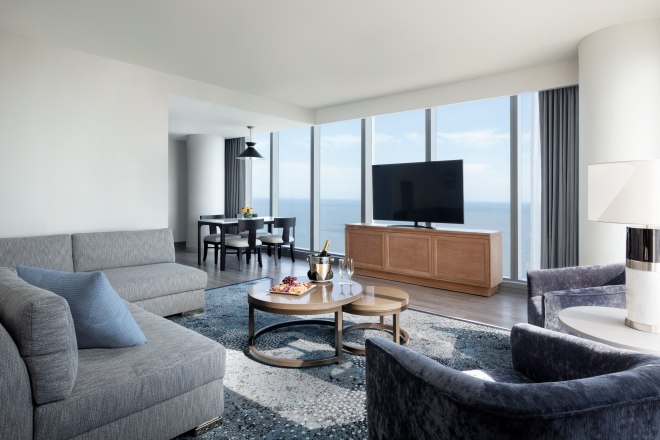 One Bedroom Blu Suite Living Room