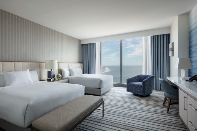 Contemporary Blu Queen Room